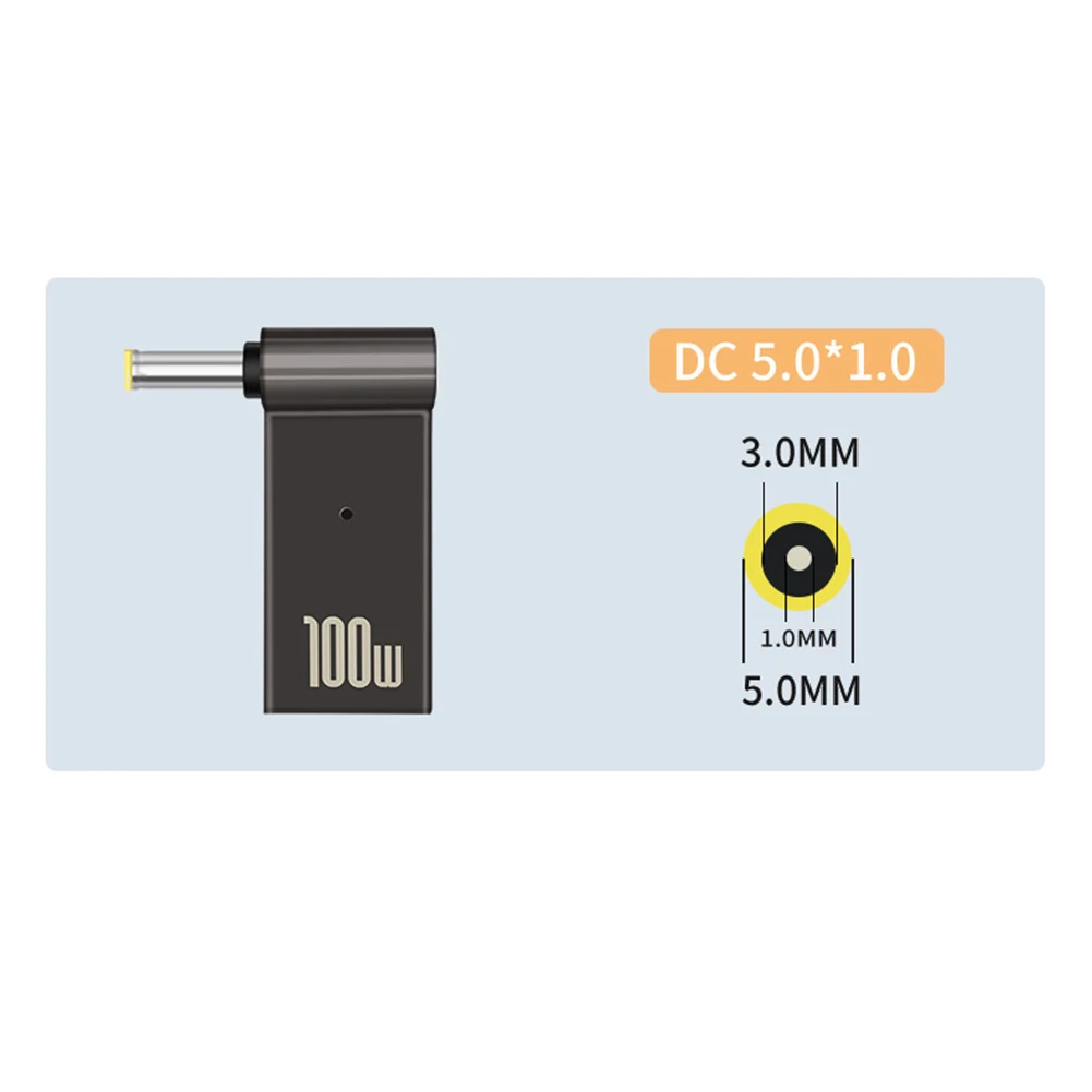 100W PD Fast Charging USB-C Female to Multi-size Male Plug Converter Description Image.This Product Can Be Found With The Tag Names Computer Cables Connecting, Computer Peripherals, Jack socket, PC Hardware Cables Adapters