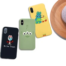 История игрушек 4 alien forky candy color чехол для iPhone X XR XS MAX 6 7 8 plus 6s для Apple лучший дизайн корпуса