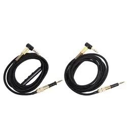 Заменить 1,3 м посеребренный для наушников кабель для AKG K450 K451 K452 K480 Q460 комплект