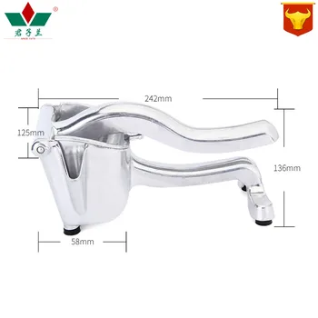 

Aluminum Alloy Manual Juicer Lemon stainless steel Silicone base Juicer Juicer small fruit juice Restaurant Kitchen tools