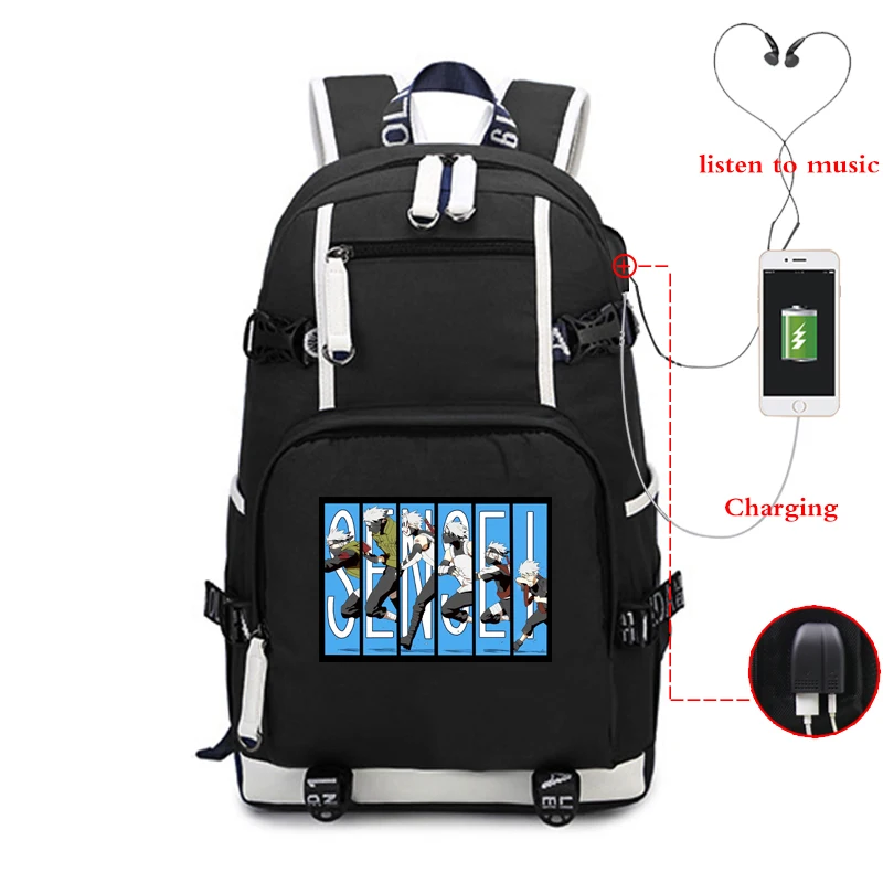 

2019 Naruto Uchiha Uzumaki Hatake Backpack Teenager School Bag for Boys Girls Canvas Backpacks Usb Charging Travel Bagpack Bags