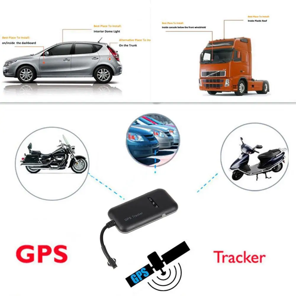 Умный мини GPS автомобильный трекер GSM GPRS SMS устройство слежения за транспортным
