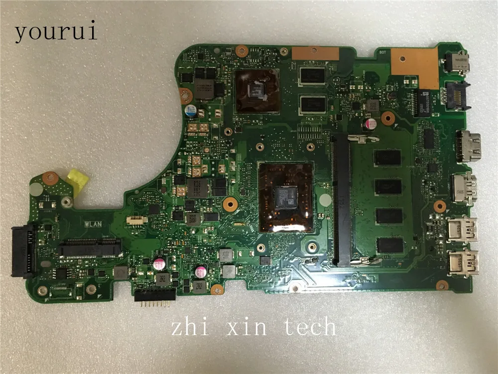 

yourui High quality For ASUS X555DG X555YI Laptop motherboard REV 2.0 with cpu DDR3 Test work perfect