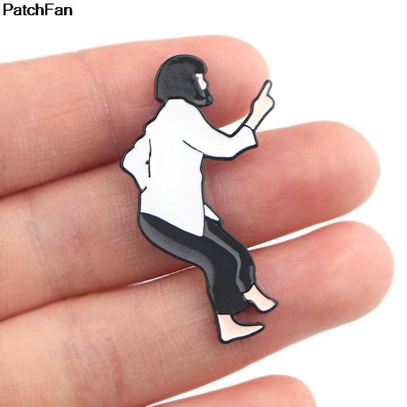 20 шт./лот A2692 Patchfan Pulp fiction Забавный Шарм милый мультфильм булавки дети Мужчины Леди Броши Одежда Аксессуары Ювелирные изделия значки
