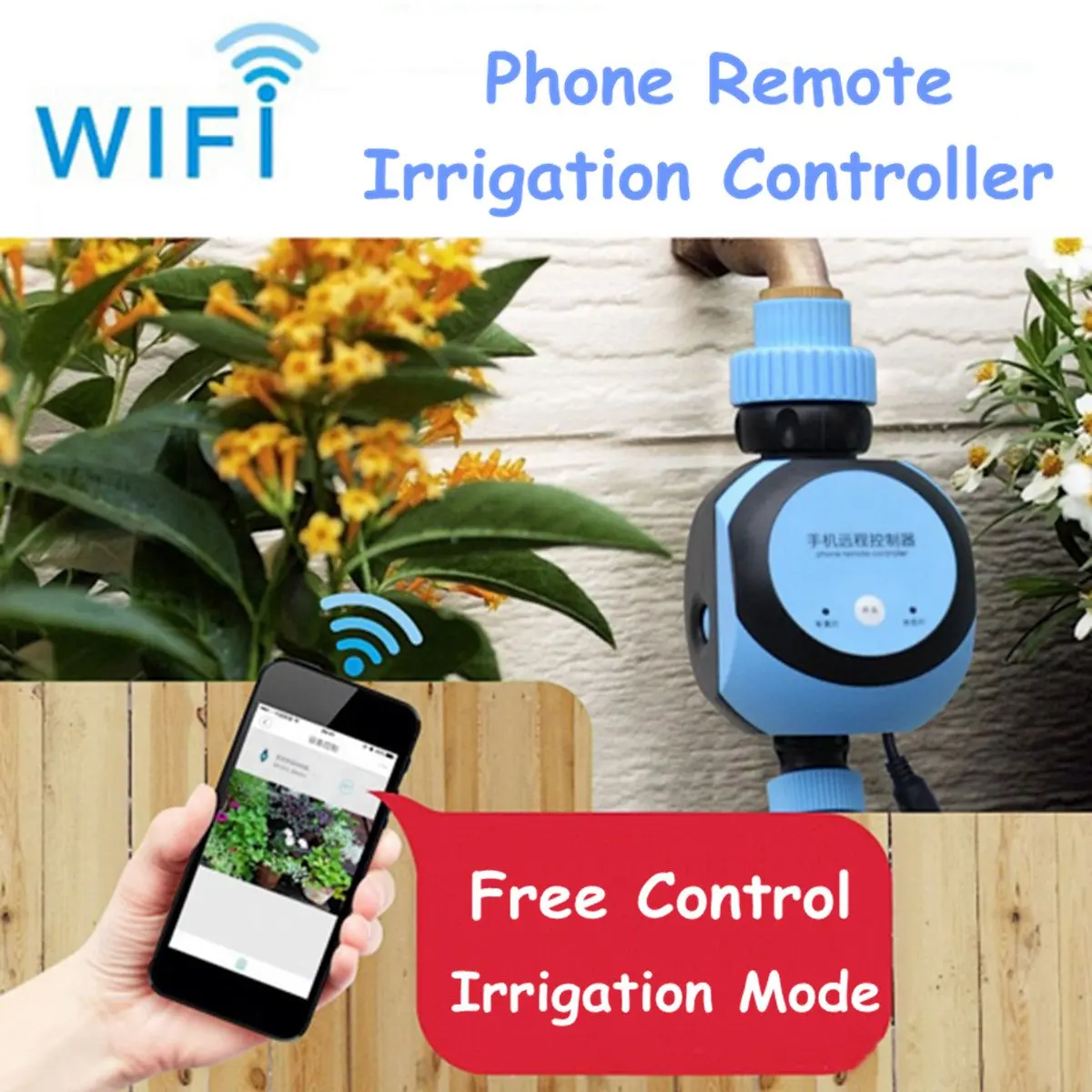 

WIFI Garden Water Timer Automatic Irrigation Controller Phone Remote Control Electronic Garden Watering Timer Controller System