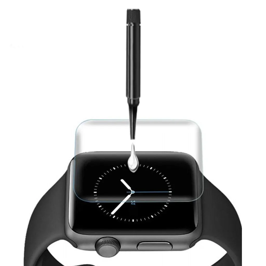 Ультратонкое закаленное стекло с полным покрытием для iWatch серии 5 40