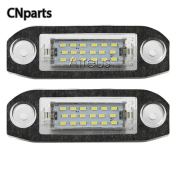 

Car Car LED For Volvo S80 XC90 S40 V60 XC60 S60 V70 C70 License Plate Lights White SMD Number Plate Lamp Styling Accessories