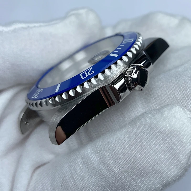 Men's 40mm Luxury Watch with Ceramic Bezel and Sapphire Glass