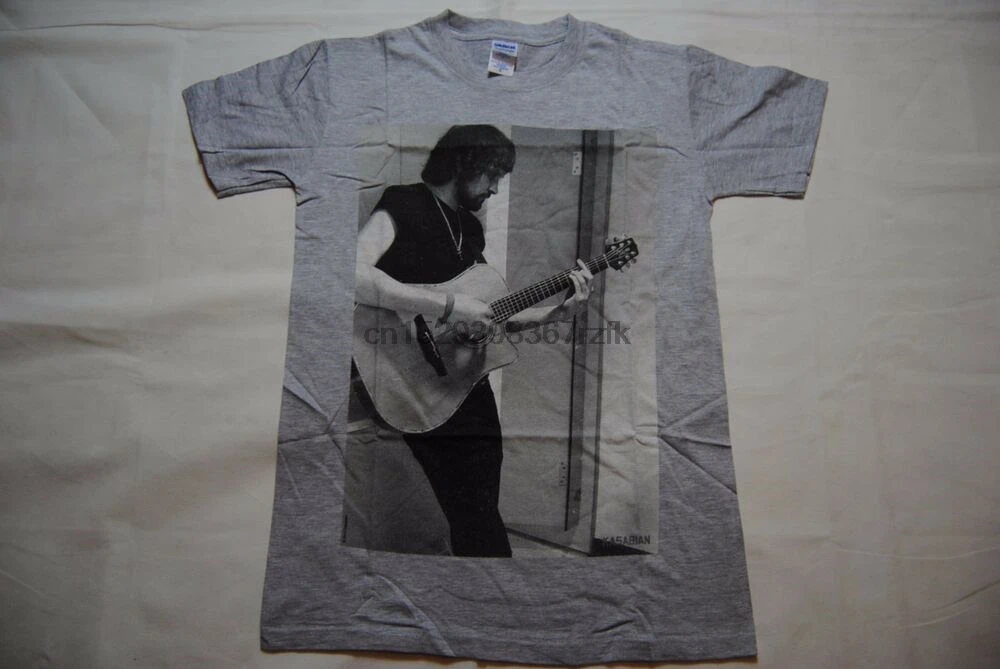 KASABIAN SERGE PIZZORNO PLAYING GUITAR T SHIRT NEW OFFICIAL WEST RYDER |