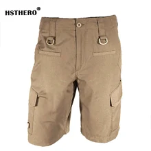 Модные армейские мужские шорты-карго, свободные военные тактические штаны с несколькими карманами, спортивные штаны для улицы, черные, зеленые, серые, камуфляжные