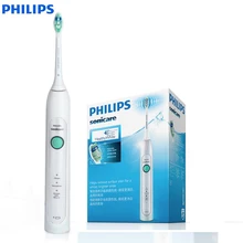 PHILIPS HX6730/02 звуковая электрическая зубная щетка перезаряжаемая с эргономичной ручкой Нескользящая водонепроницаемая для взрослых режим глубокой очистки