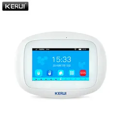 KERUI K7 WI-FI GSM сигнализации Панель 7 дюймов TFT Цвет Дисплей безопасности дома Smart Жилых беспроводной против взлома хозяина сигнала тревоги