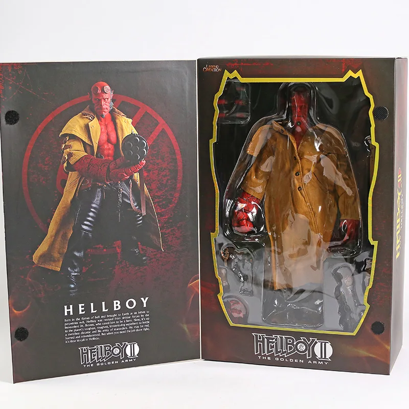 Hellboy полное тело GK модель смолы статуя модель игрушки Коллекция Hellboy дьявол 1/12 Масштаб ПВХ фигурка