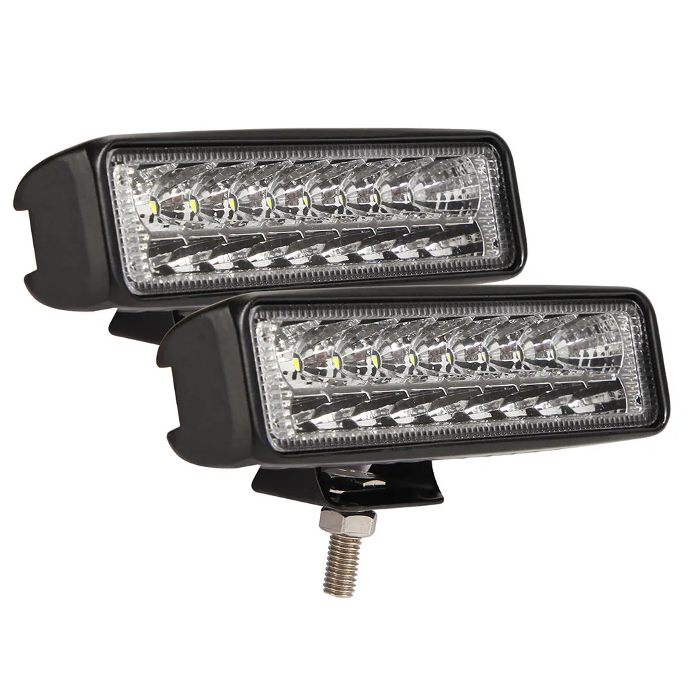 

6 inch LED Car Work Light Bar 10-30V Spotlight Beam LED Driving Fog Light Lamp 60W Flood Light for Truck Off-Road Vehicle Boat