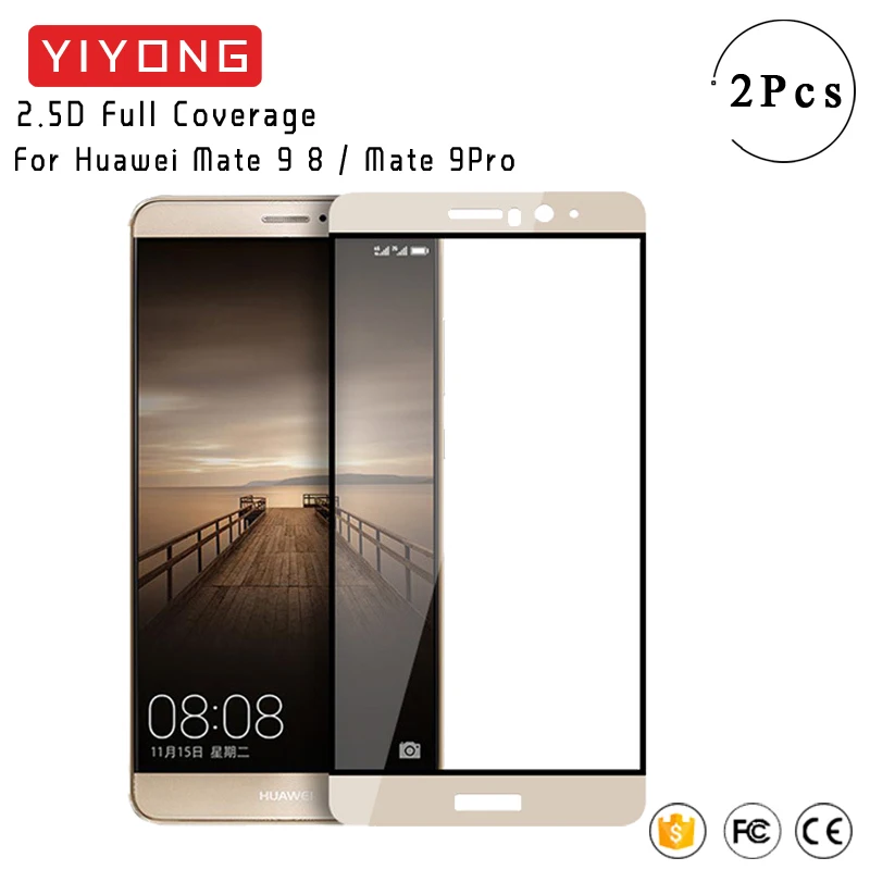 YIYONG полное покрытие экрана стекло для Huawei Mate 9 8 закаленное Защита Lite Pro Mate9 Mate8 |