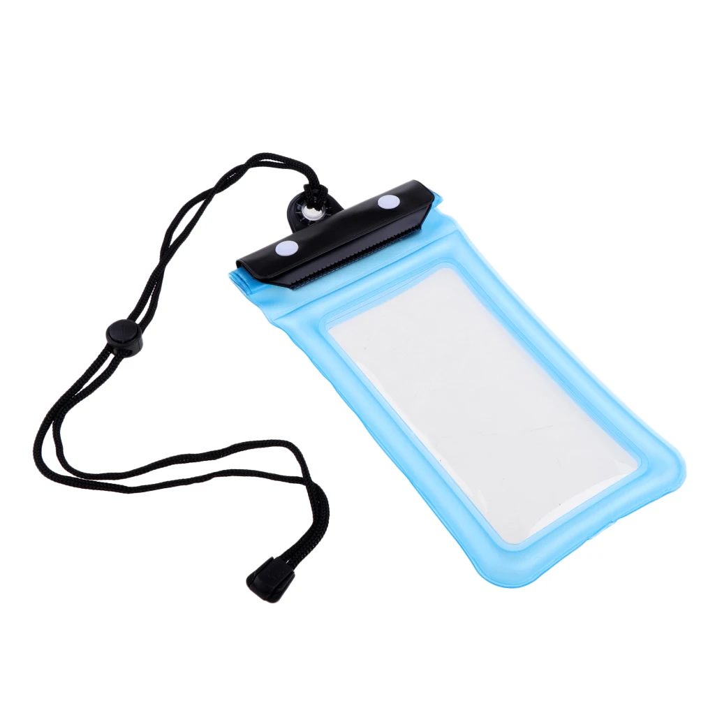 Double Locked Waterproof Phone Case Pouch Cover Holder Swimming Dive Dry Bag Fits Most Smart Phones up to 6.0
