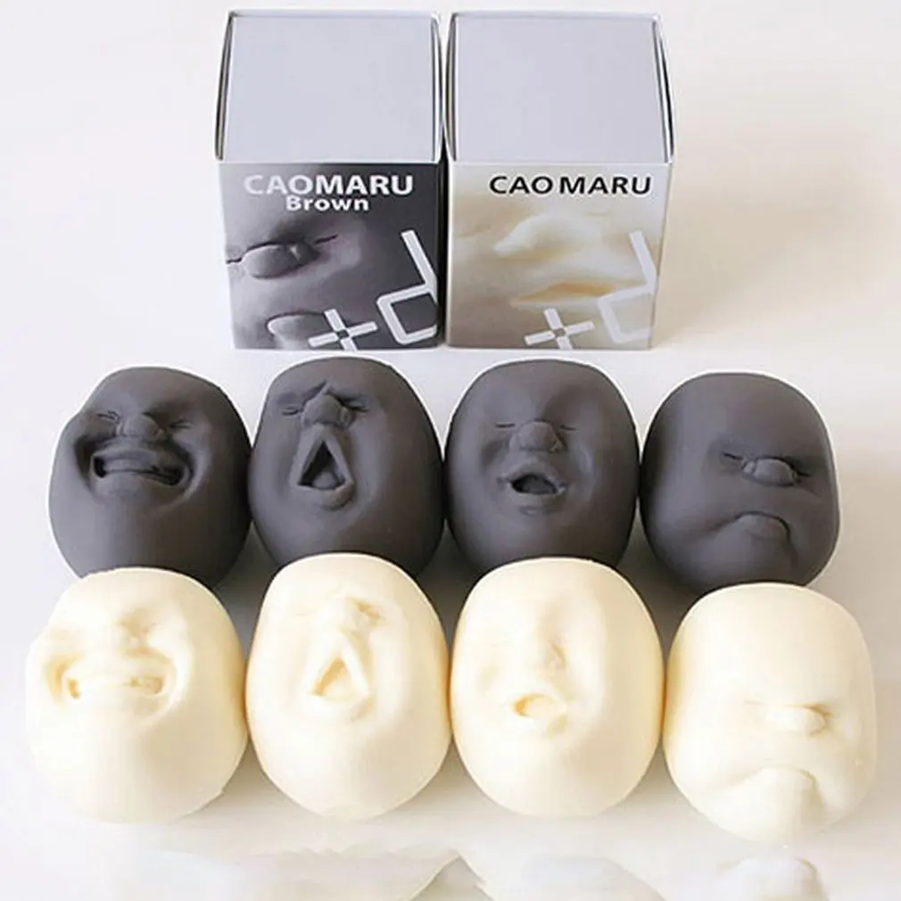 

Anti Stress Toy Creative Funny Human Face Doll Office Decompression Toys Vent Extruded Toy Mood Squeeze Relief Toy