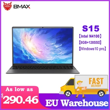 

BMAX S15 Laptop Intel Gemini Lake N4100 15.6 inch Intel UHD Graphics 600 8GB LPDDR4 RAM 128GB SSD windows10 Notebook