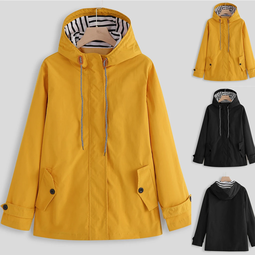 CHAMSGEND Outdoor Sports Waterproof Rain Coat Cycling Jackets Bicycle Running Ultra-Light Windproof Hooded Jacket Coat 1015