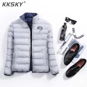 

Hot Men's Down Jacket Winter Short Japanese Style Trend Youth New Style Warm Sports Wind Zipper Jacket 2019 Jaket Coat For Homme