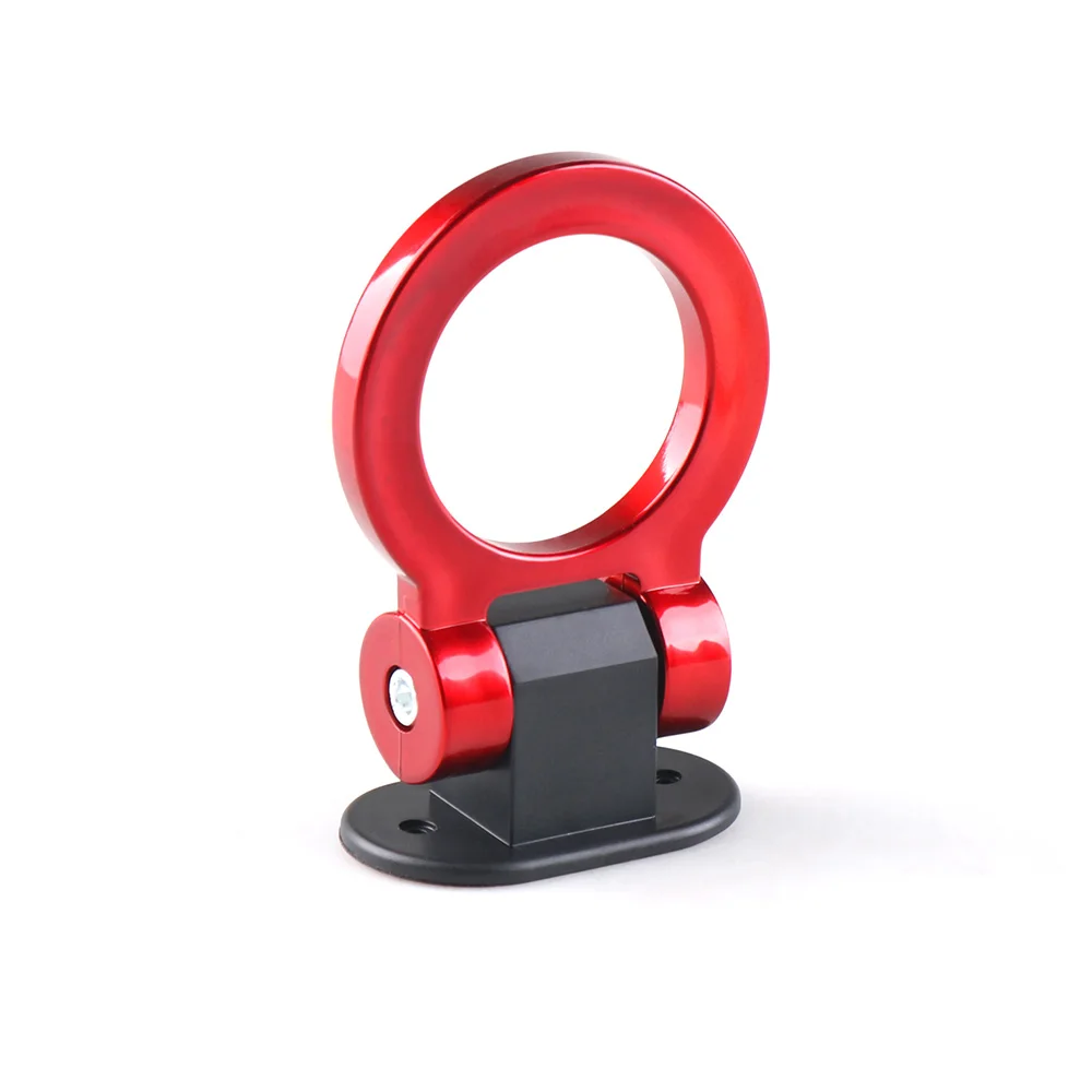 Trailer Hook Sticker ABS Car Styling Trailer Hooks Decoration Auto Rear Front Trailer Simulation Racing Ring Towing Hook