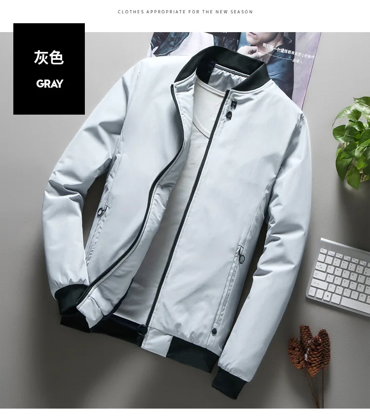 

Men Autumn 2019 New Style Popular Coat Autumn And Winter Korean-style Trend Workwear Baseball on Clothes Popular Brand Jacket