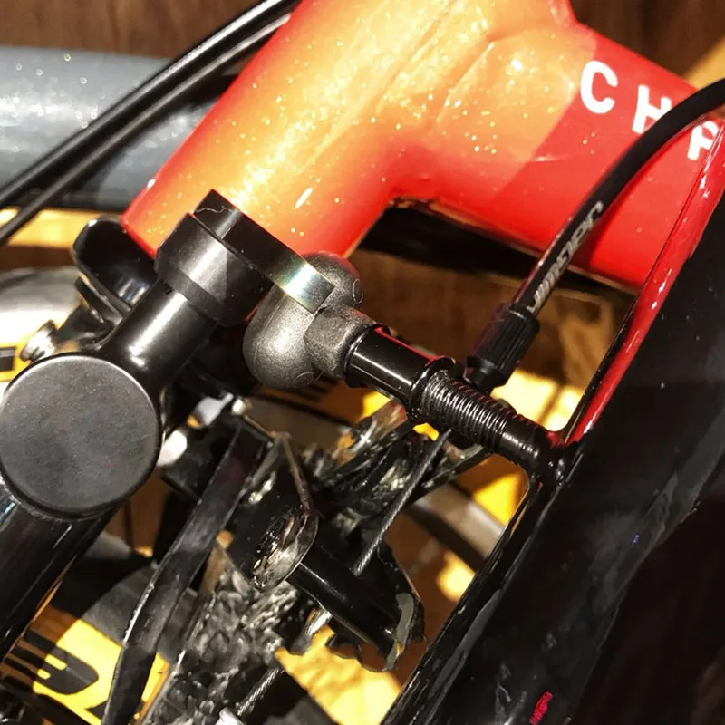 Складная велосипедная головка, трубка, Складные части, угловой регулировочный винт для велосипеда Бромптон, 5 цветов, удлиненный код трубки