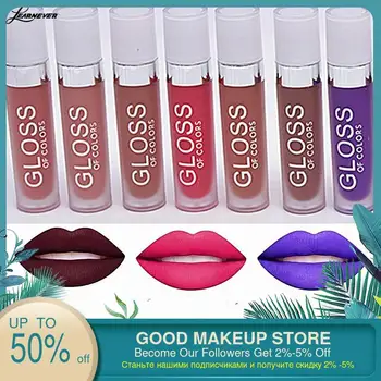 

Matte Nude Purple Metallic Earthy Lipstick Waterproof Long Lasting MatteMental Lip Gloss Nude Glitter Lipgloss Makeup
