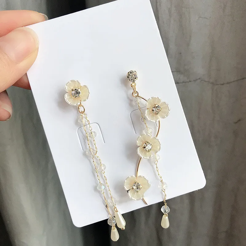 

Vintage Crystal Star Women Dangle Earrings Double Hollow Star Earrings For Women Drops Earrings Party Earrings