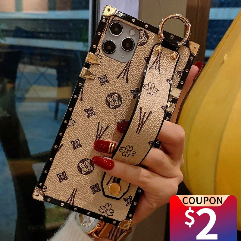 Leather Wristband Cover Fundas  Louis Vuitton Iphone 11 Case