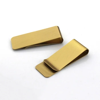 

1pcs High Quality Brass Metal Money Clip Cash Clamp Holder Portable Money Clip Wallet Purse for Pocket Metal Money Holder