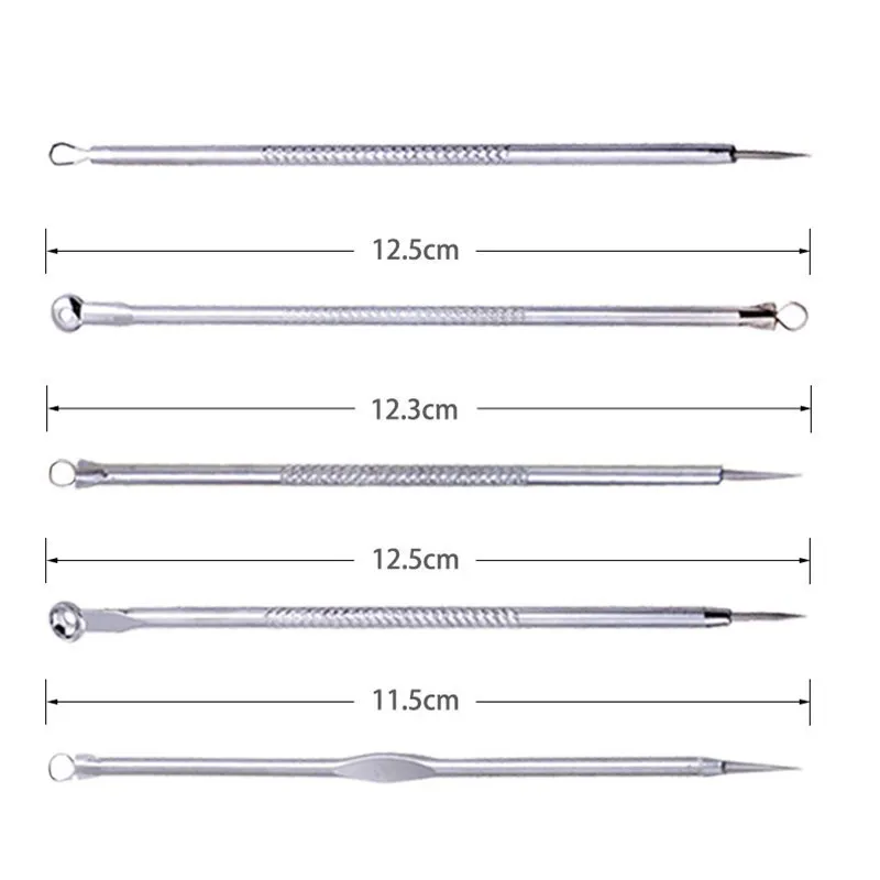 9 шт. набор инструментов для удаления угрей из нержавеющей стали набор игл для удаления акне глубокое очищение пор уход за кожей экстрактор Набор для красоты