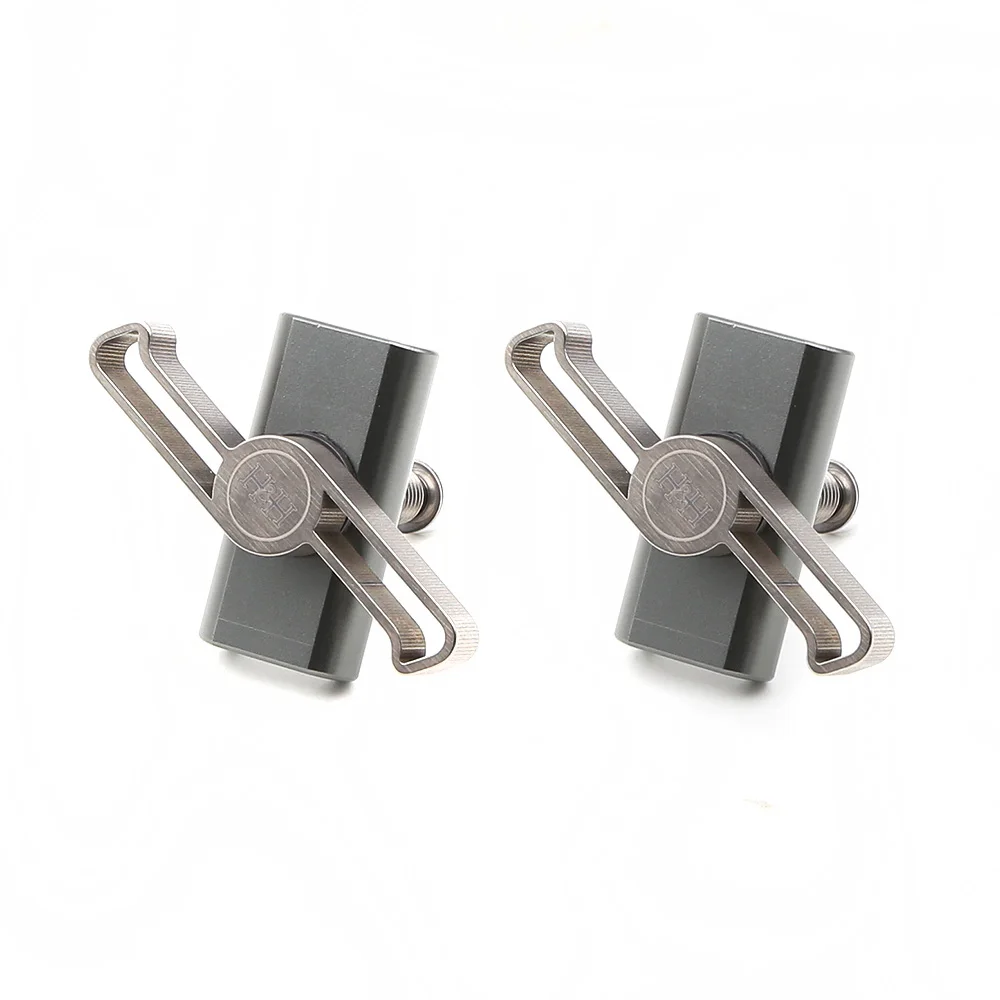 H & H-Lightweight Titanium Hinge Clamp Plate and Lever Set for Brompton Bicycle Folding