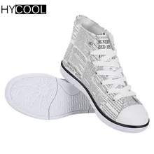 HYCOOL/газетный рисунок; детская парусиновая обувь; обувь на плоской подошве; удобная обувь на плоской подошве со шнуровкой для девочек и мальчиков; модные детские кроссовки;