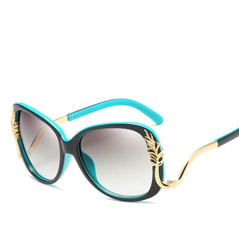 VWKTUUN, большие солнцезащитные очки, негабаритная Металлическая оправа, женские брендовые дизайнерские солнцезащитные очки, Ретро стиль, солнцезащитные очки, lunette de soleil