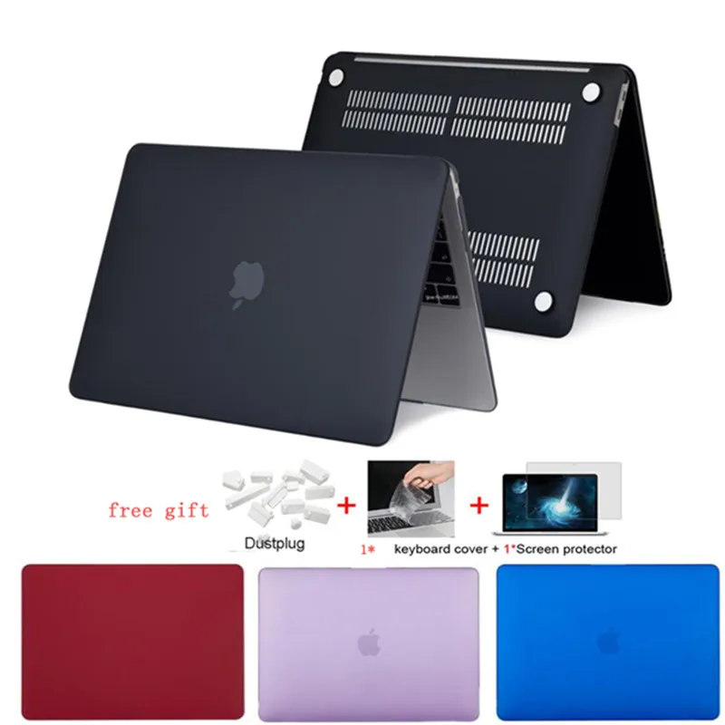 

Matte/crystal Laptop Case For Macbook Pro Retina Air 11 12 13 15,2019 for mac Air 13,New pro 13.3 15.4 A1707 A1708 shell cover