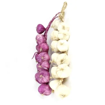 

Artificial Garlic Fake Foam Vegetables House Party Kitchen Decor Ornament Supply