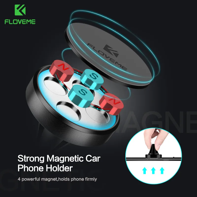  FLOVEME Auto Telefon Halter Für iPhone 11 Pro Max Huawei Magnetische Halter Für Samsung Air Vent Ha