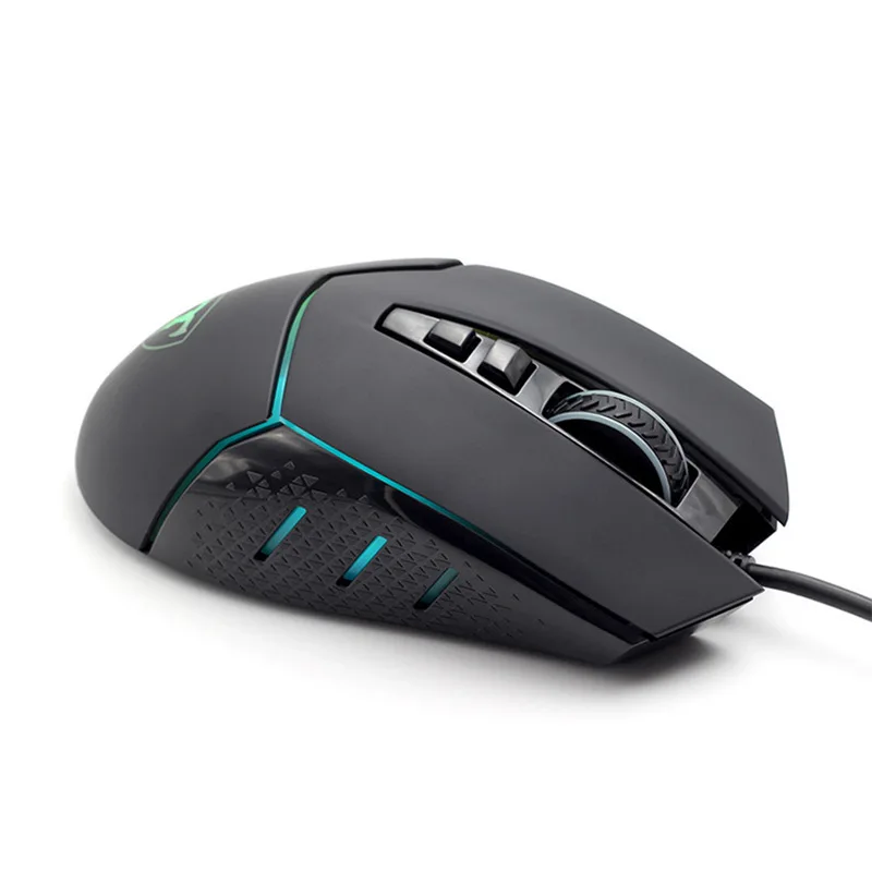 

ET T13 Machinery USB Mouse Internet Cafes Pressure Gun Chicken Mouse RGB Computer E-Sports Game Jedi Survival Support