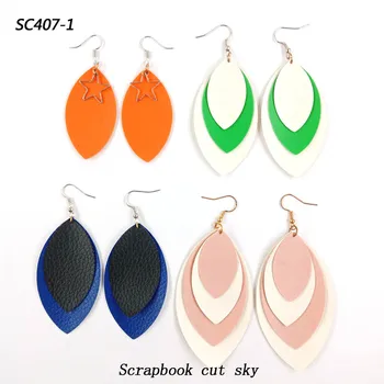 

Earring pendants in 3 sizes Scrapbook cut sky & steel wooden dies Compatible with most machines