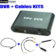 Микро 1CH HD DVR с кабелем наборы AV рекордер 30f/s FPV DVR поддержка 32G TF карта работает с CCTV аналоговой камерой