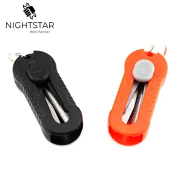 

2Pcs Mini Fish Scissors Use Accessories Multi-function Portable Plastic Scissors / Random Color