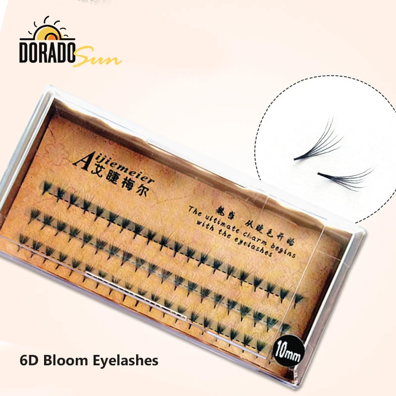 

DORADOSUN Grafting Fake Eyelashes Extension 6D Natural False Eyelashes Soft Faux Mink Lashes