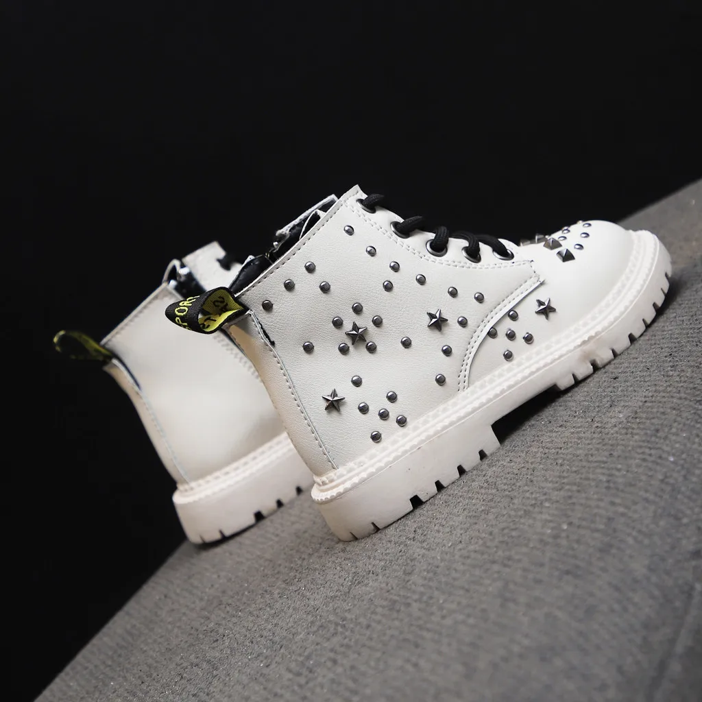 Г., новые осенние детские Ботинки Зимняя обувь для маленьких мальчиков и девочек в стиле ретро короткие ботильоны для мальчиков и девочек, брендовая детская обувь#9