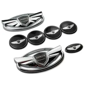 

free shipping 1pcs Rear Trunk genuine emblem Genesis coupe car emblem stick
