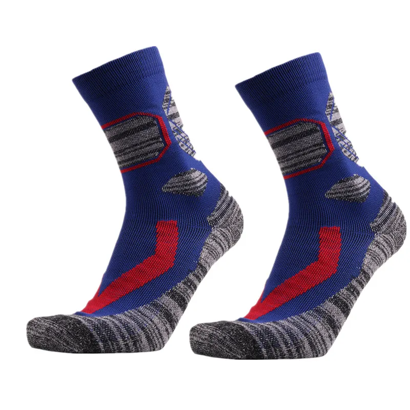 Winter Thermal Skiing Socks Men Cotton Spandex Sports Snowboard Hiking Socks Wearable Thermosocks calcetines de ciclismo