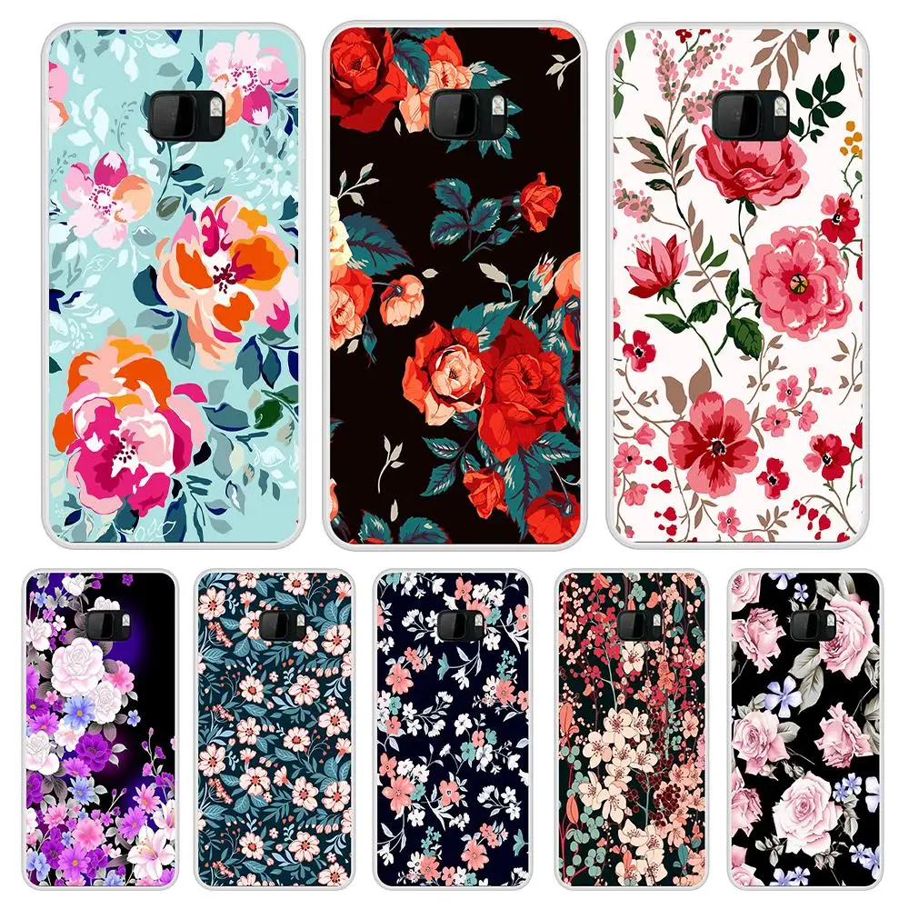 Силиконовый чехол для телефона HTC U Ultra Cute Vintage Flower Back TPU чехлы | Мобильные телефоны