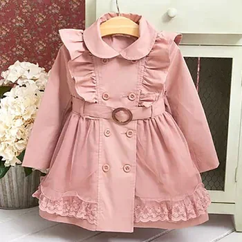 

Baby Girls Windbreaker 2020 Spring Jackets For Girls Trench Coats and Raincoats Coat Children Outerwear For 3-11T Girls Clothes