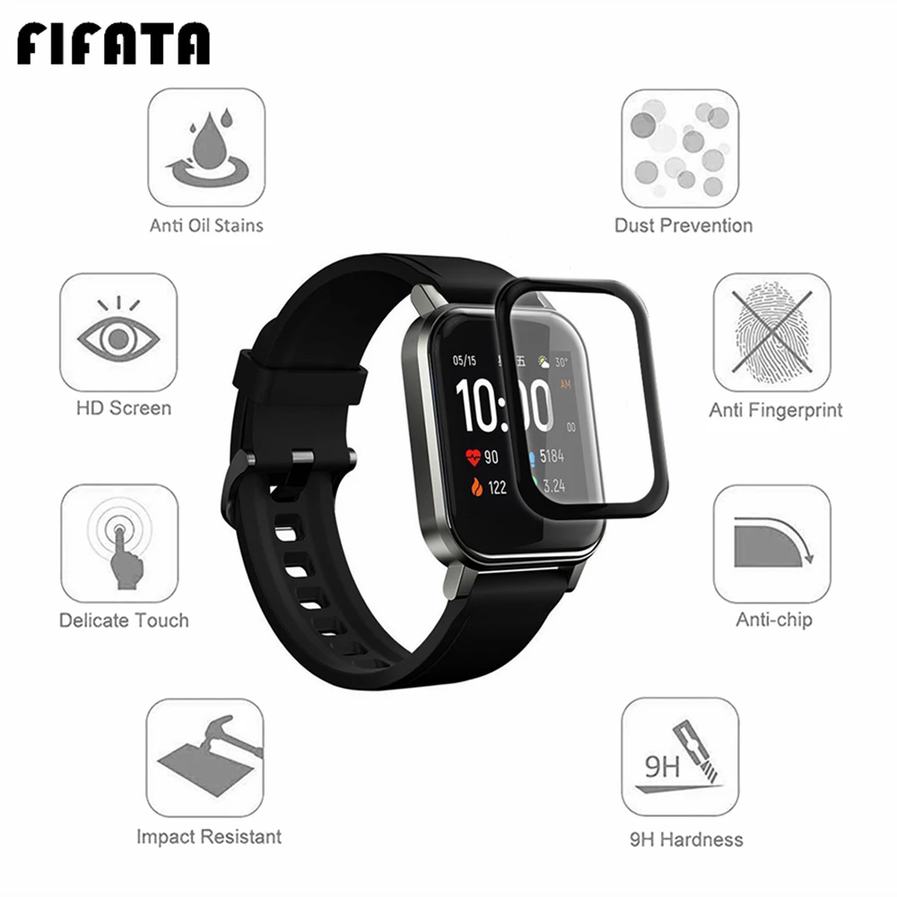 On Sale Watch Full-Screen-Protector-Film LS01 LS02 Xiaomi Haylou LS05 Solar FIFATA HD for Clear oo3KMmaj7Bw