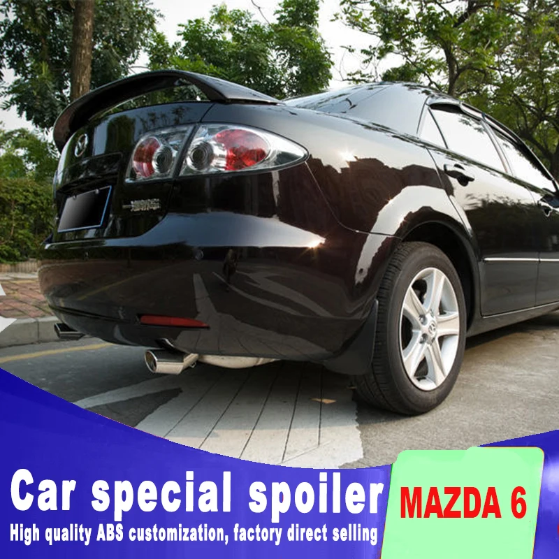 Спойлер для mazda 6 с 2004 по 2016 год праймера или DIY цветная краска высокое качество ABS